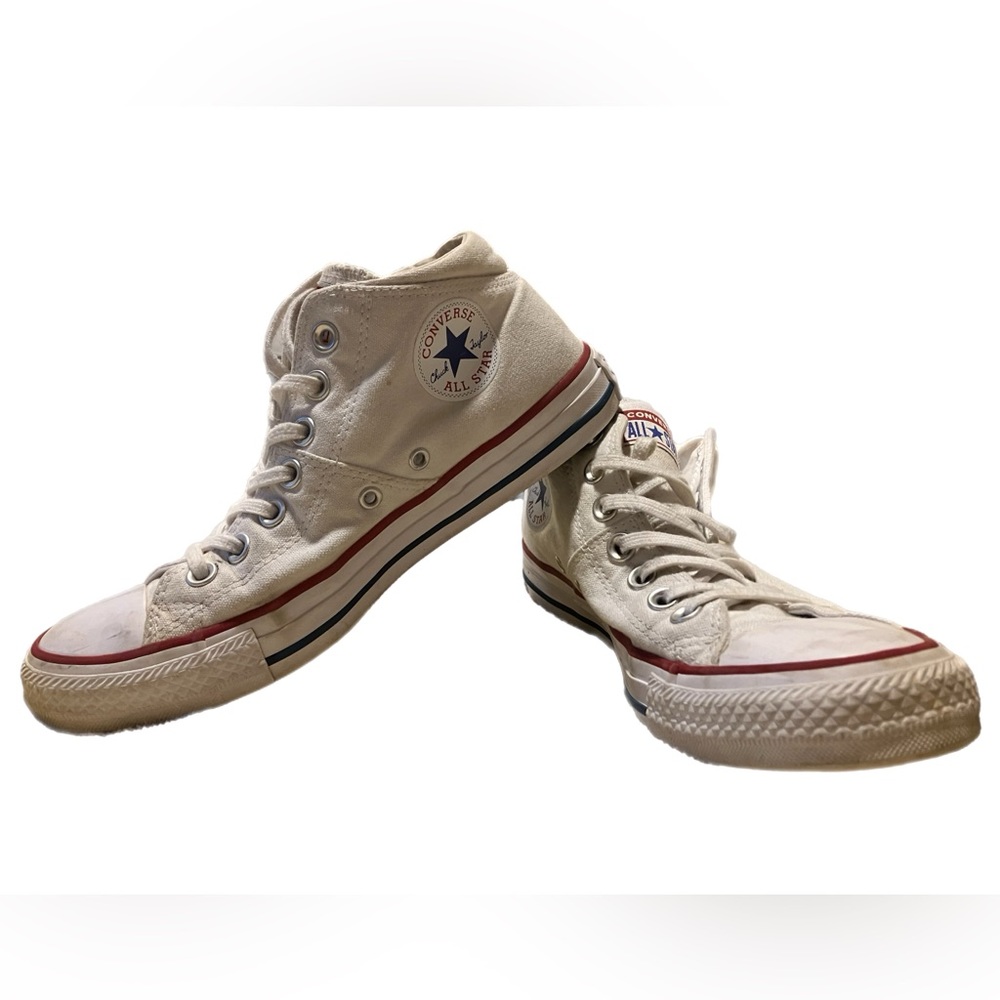 Converse High Top Chuck Taylor All Stars, Women’s Size 8 (White/Cream)